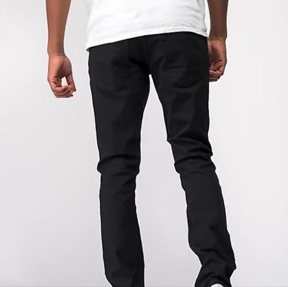 NWOT! BROKEN PROMISES STITCH & RIP  BLACK DENIM SKINNY JEANS - Picture 3 of 8